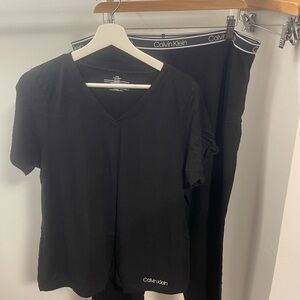 Calvin Klein Black Pajama Set